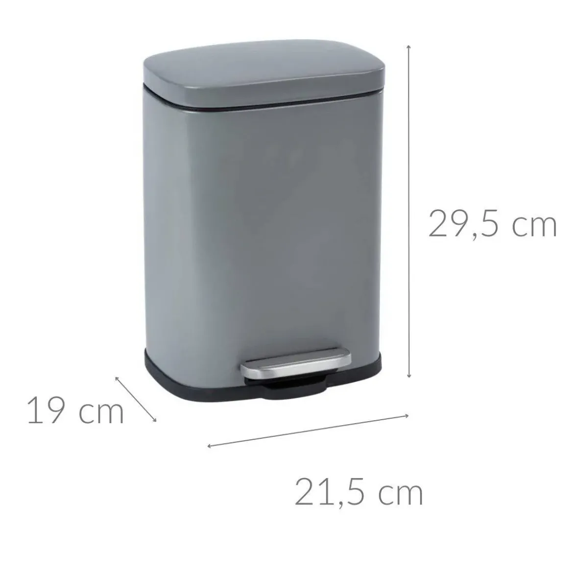 Kosz łazienkowy z pedałem Easy Close 5l, WENKO