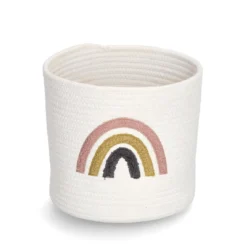 Kosz do przechowywania z plecionki RAINBOW, Ø 25 cm