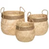 Kosze do przechowywania ROPE, plecionka, 3 sztuki