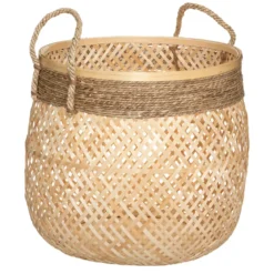 Kosze do przechowywania ROPE, plecionka, 3 sztuki