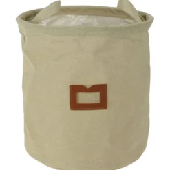 Kosz materiałowy z okienkiem oraz uchwytami, Ø 24 cm