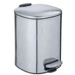 Kosz na śmieci ALASSIO, z pedałem i funkcją Easy-Close, 5 L, WENKO
