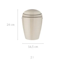 Kosz na śmieci DEL XS, 2 l., KOZIOL