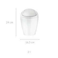 Kosz na śmieci DEL XS, 2 l., KOZIOL