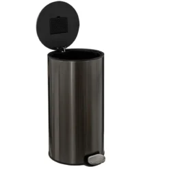 Kosz na śmieci metalowy DELTA, z neutralizatorem zapachów, 30 l