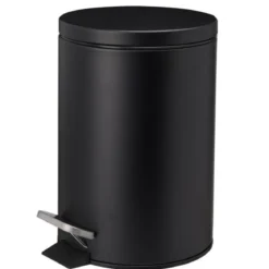 Kosz na śmieci NONI metalowy z pokrywą, 3 l