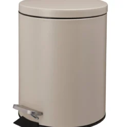 Kosz na śmieci NONI metalowy z pokrywą, 5 l