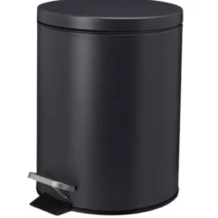 Kosz na śmieci NONI metalowy z pokrywą, 5 l