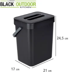 Kosz na odpady bio, 5 L, WENKO