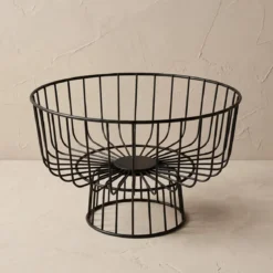 Kosz na owoce metalowy na stopce, Ø 28 x 20 cm