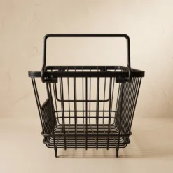 Kosz na owoce metalowy z uchwytami, 34 x 18 x 14 cm