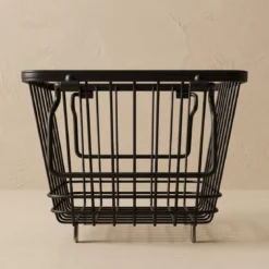 Kosz na owoce metalowy z uchwytami, 34 x 18 x 14 cm