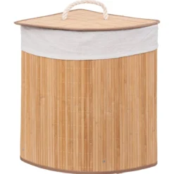 Kosz na pranie BAMBOO narożny, 48 l