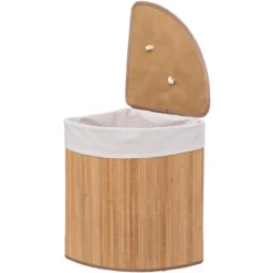 Kosz na pranie BAMBOO narożny, 48 l