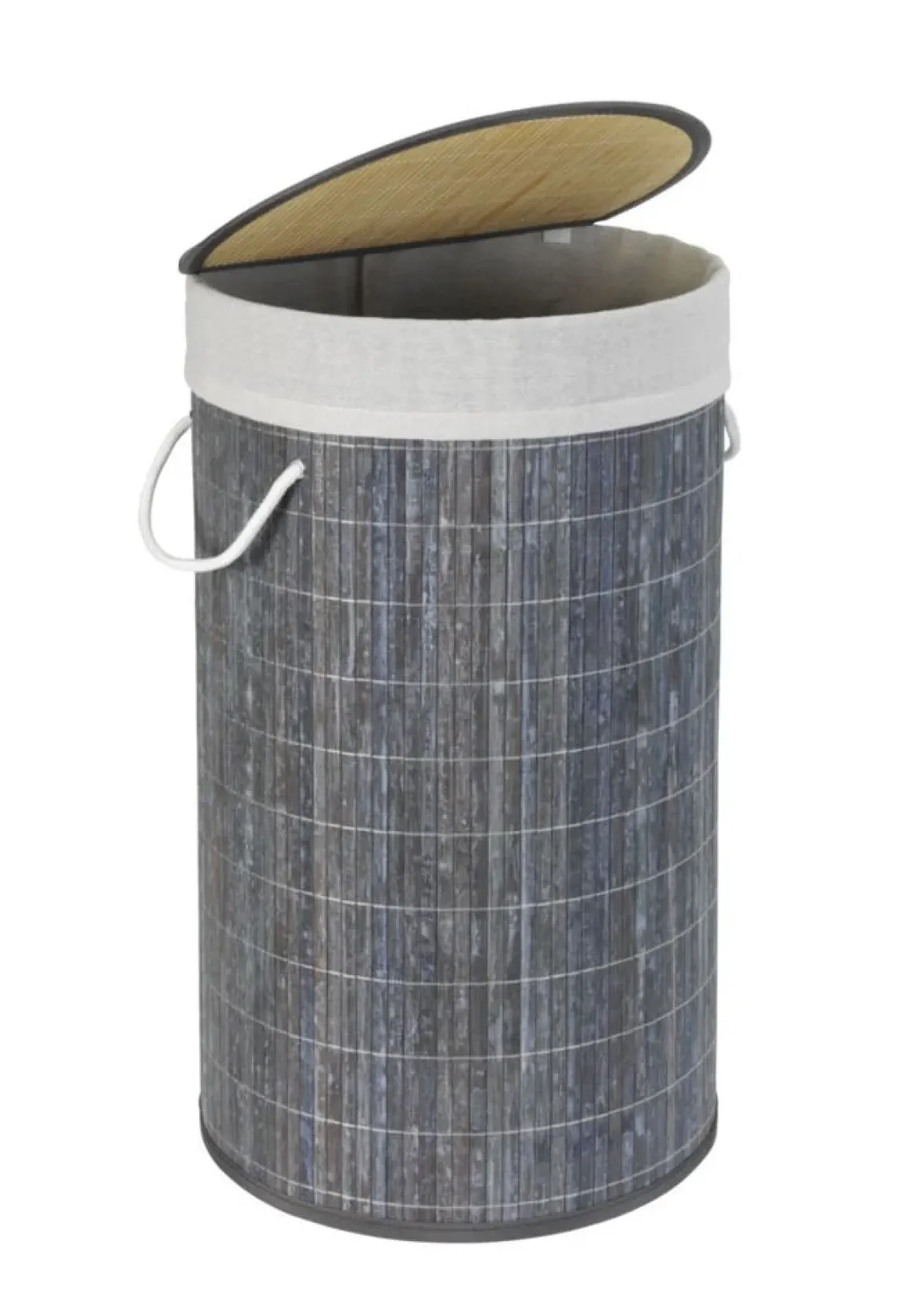 Kosz na pranie BAMBOO, z pokrywą, WENKO