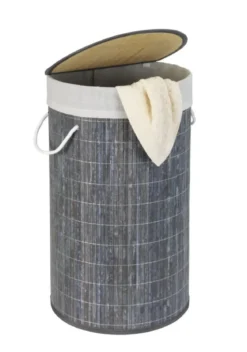 Kosz na pranie BAMBOO, z pokrywą, WENKO