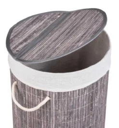 Kosz na pranie BAMBOO, z pokrywą, WENKO