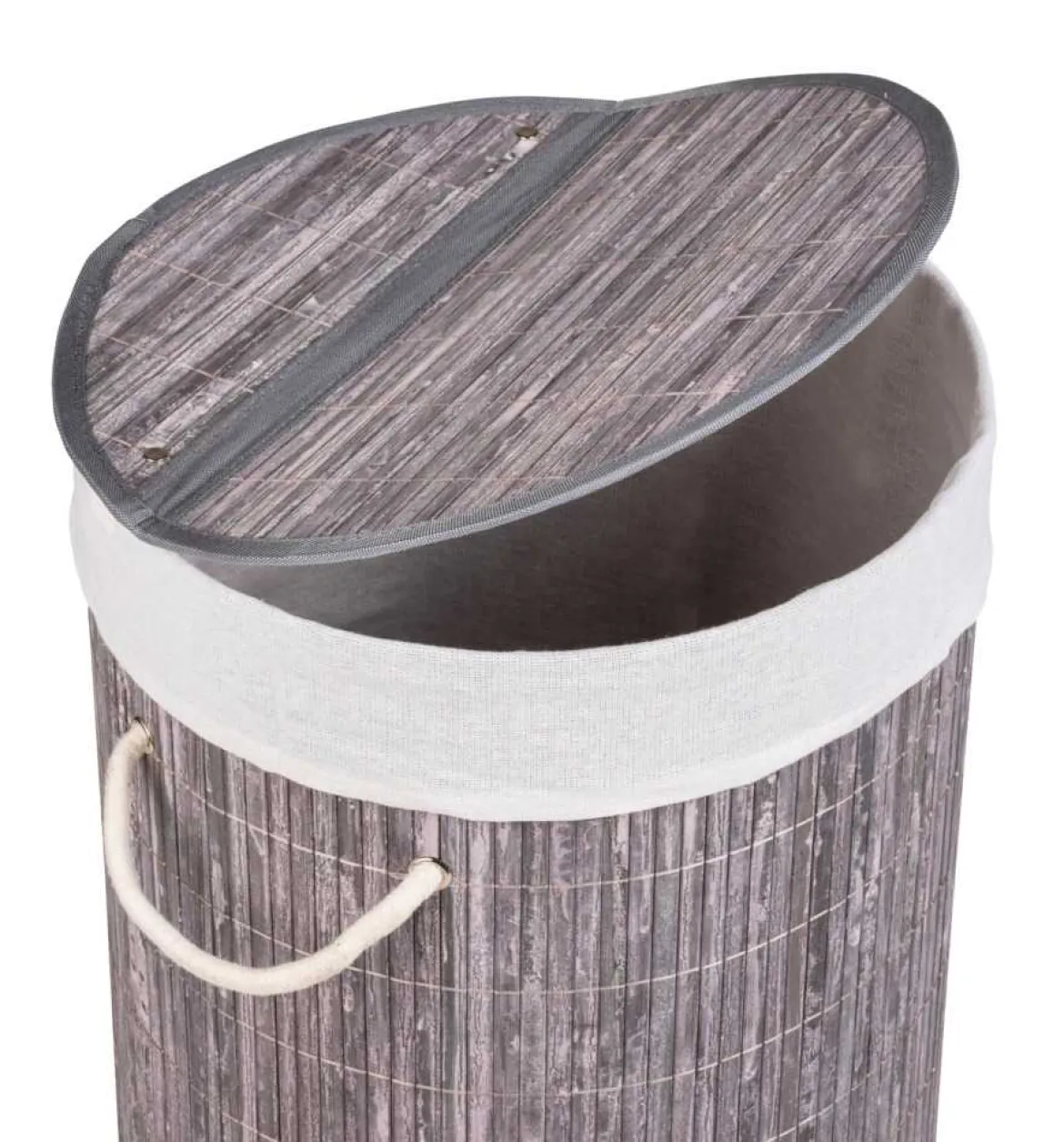 Kosz na pranie BAMBOO, z pokrywą, WENKO