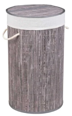 Kosz na pranie BAMBOO, z pokrywą, WENKO