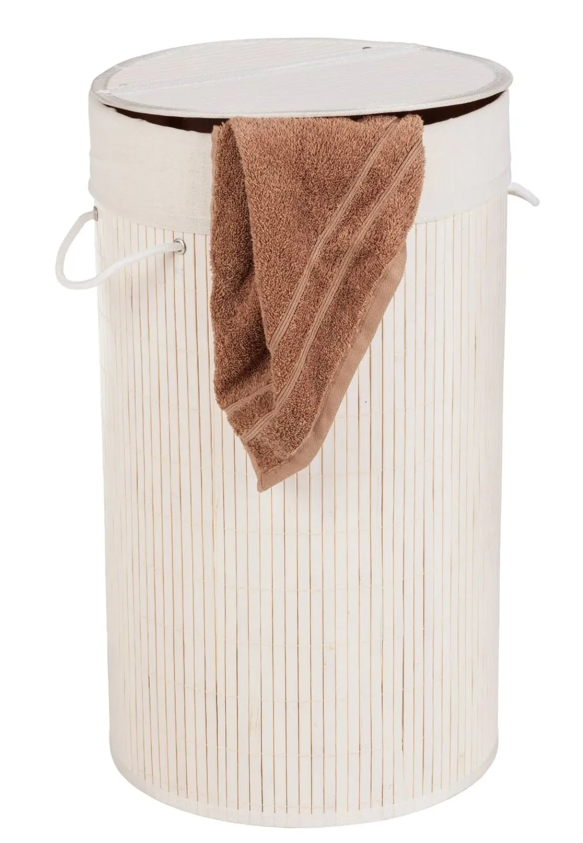 Kosz na pranie BAMBOO, z pokrywą, WENKO