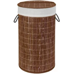 Kosz na pranie BAMBOO, z pokrywą, WENKO