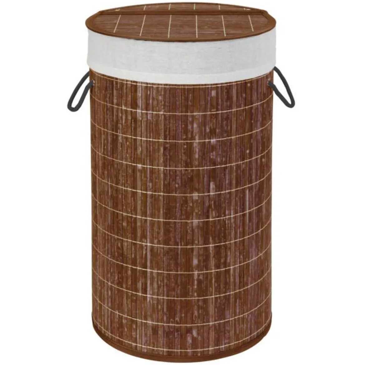 Kosz na pranie BAMBOO, z pokrywą, WENKO