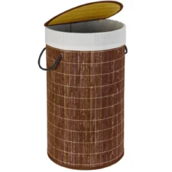 Kosz na pranie BAMBOO, z pokrywą, WENKO