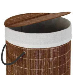Kosz na pranie BAMBOO, z pokrywą, WENKO