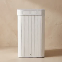 Kosz na pranie bambusowy, 100 L