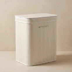 Kosz na pranie bambusowy, 100 L