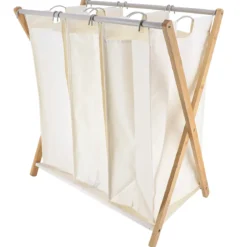 Kosz na pranie 3 komory CHIC INTERIOR, 35 l x3