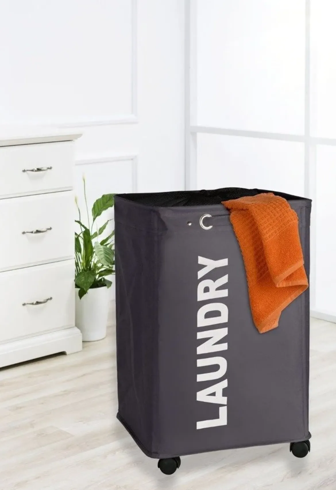 Kosz na pranie QUADRO - pojemnik 79 l, WENKO