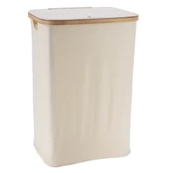 Kosz na pranie tekstylny FORM, zamykany, 7 l
