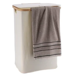 Kosz na pranie tekstylny FORM, zamykany, 7 l