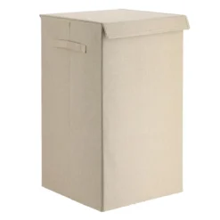 Kosz na pranie tekstylny LAGOM, zamykany, 70 l