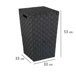 Kosz na pranie zamykany ADRIA, 48 l, z uchwytami, WENKO