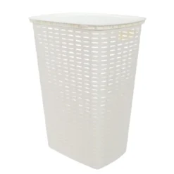 Kosz na pranie z plastiku z recyklingu, 53 l
