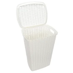 Kosz na pranie z plastiku z recyklingu, 53 l