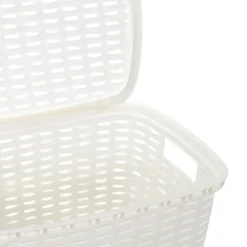 Kosz na pranie z plastiku z recyklingu, 53 l