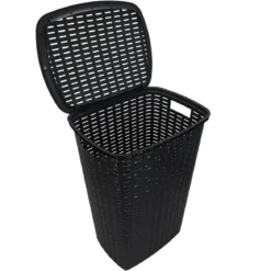 Kosz na pranie z plastiku z recyklingu, 53 l