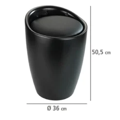 Kosz na pranie z siedziskiem CANDY, 2w1, WENKO