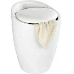 Kosz na pranie z siedziskiem CANDY, 2w1, WENKO