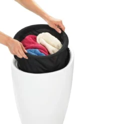 Kosz na pranie z siedziskiem CANDY, 2w1, WENKO