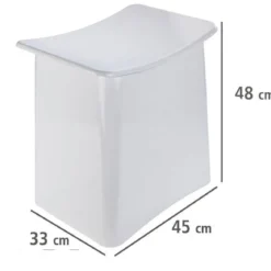 Kosz na pranie z siedziskiem WING, 33 L, WENKO