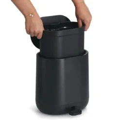 Kosz pedałowy z wolnoopadającą pokrywą ZELLER, 6 l