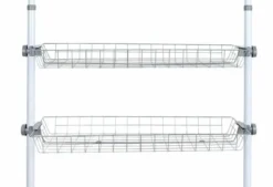 Koszyk do garderoby, szafy HERKULES 2 sztuki, 83x38x8cm, WENKO