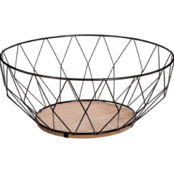 Koszyk na owoce, metalowy, Ø 28 cm