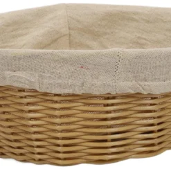 Koszyk na pieczywo z materiałową wyściółką, Ø 25 cm, Kesper