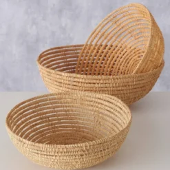 Koszyk pleciony Palmina, 3 sztuki, palma areka