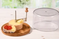 Krajalnica do sera z pokrywą KESPER, Ø 22 cm, bambusowa